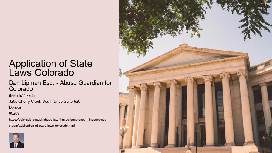 Application of State Laws Colorado